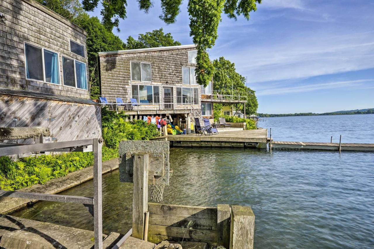 Waterfront Deruyter Home With Private Dock! New Woodstock Exteriér fotografie