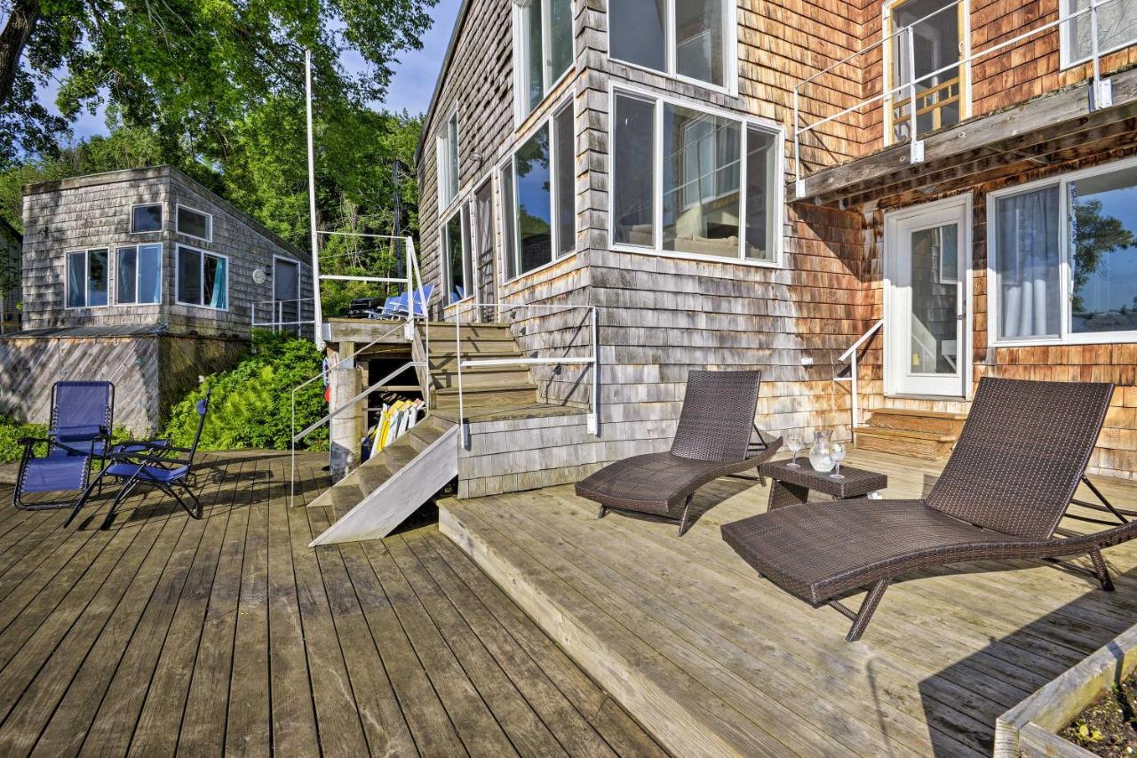 Waterfront Deruyter Home With Private Dock! New Woodstock Exteriér fotografie